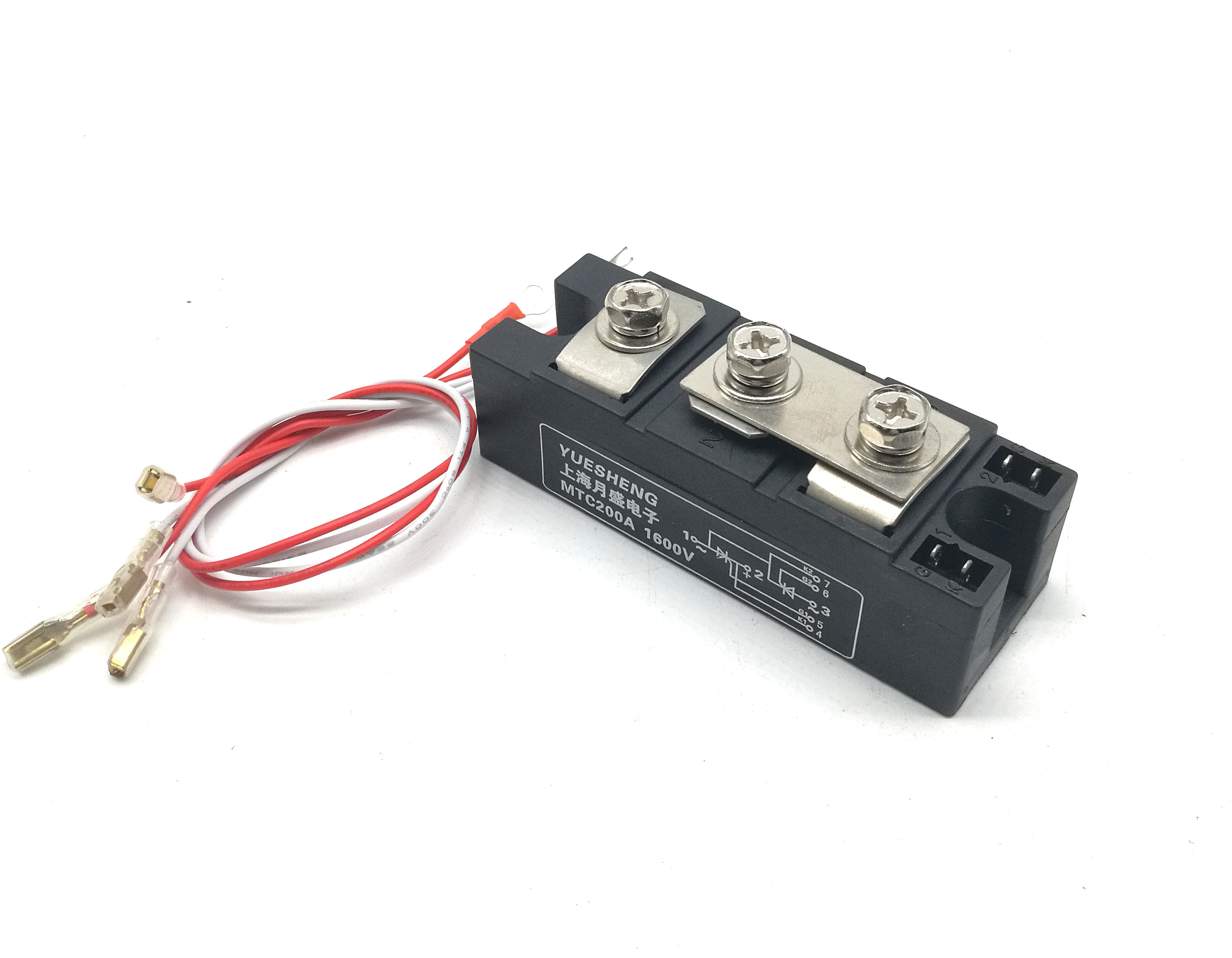 Shanghai Yuesheng thyristor semiconductor control rectifier module MTC200A 1600V unidirectional semiconductor control rectifier National