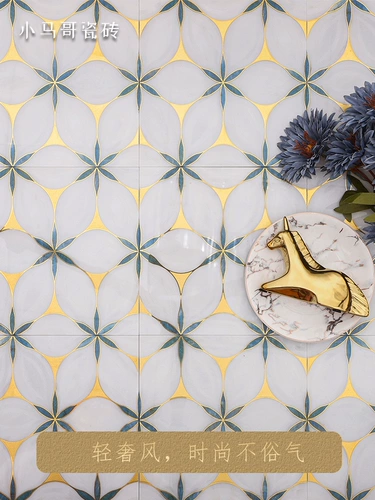 Французский ретро джаз белый свет роскошная плит