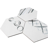 Северная геометрическая шестигранная кирпичная конфеты глазурь ins intro плитка туалетная кухня стена кирпич против стекла