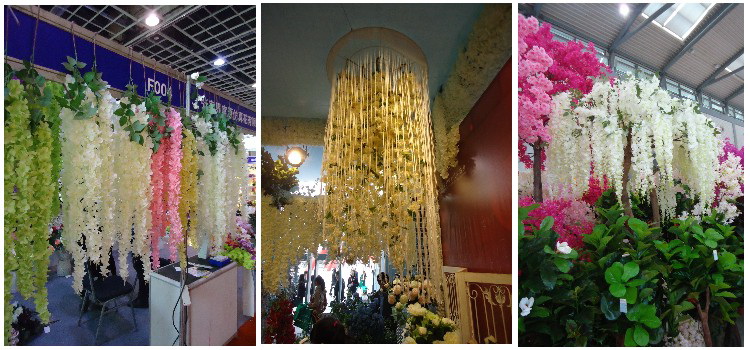 Mô phỏng Wisteria Hoa Chuỗi Mây Trang trí Đám cưới Hoa Douban Lá Cây Hoa Xanh Hoa Vườn Hoa Hoa Trần - Hoa nhân tạo / Cây / Trái cây giả hạc hoa hồng đỏ