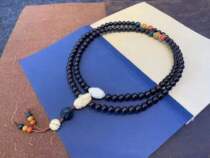 Indonesia Black Golden Coconut Bead Handstring 108 Primary Color Coconut Shell Coconut Di Necklace choker Bucket Bead Men and Women