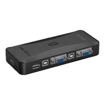 Maxtor Vimoment 401UK 4-port kvm switch 4 in 1 out vga computer shared usb keyboard mouse display