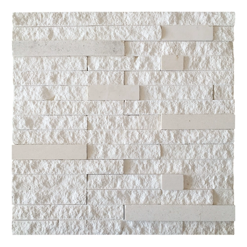 Рисовая белая каменная мозаичная наклейка 3D натуральный мраморный белый песок