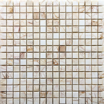 Natural Stone Mosaic Wall Patch Marble Gold Spider bright face 15mm pool Fish pool toilet bar Bench Arc