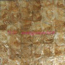 Natural Shells Mosaic Tiles Scallop Yellow Bathroom Toilet TV Background Wall Balcony Wall Stickoff