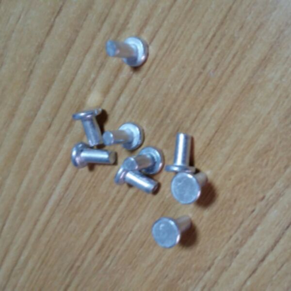 Aluminum flat head solid rivets m4times 8 large quantity wholesale price excellent