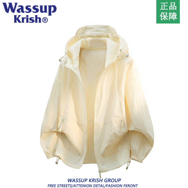 Wassup Krish Sun Protection Clothing for Men in Summer, Ice Silk Breathable Sun Protection Clothing, Anti-Ultraviolet Upf50+ Jacket Wassup Krish Sun Protection Clothing for Men in Summer, Ice Silk Breathable Sun Protection Clothing, Anti-Ultraviolet Upf50+ Jacket