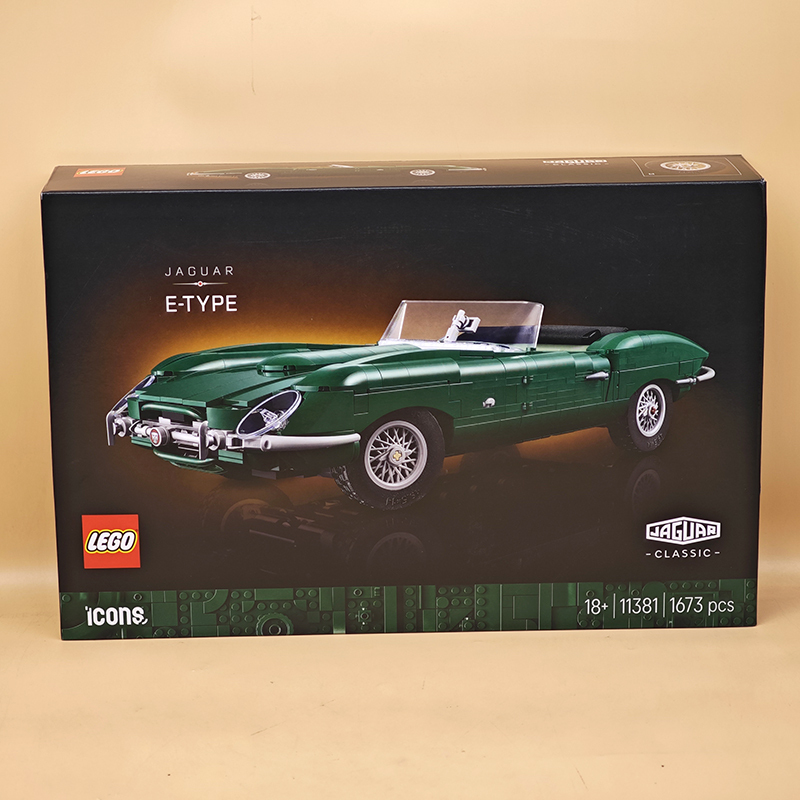 Lego 11381 Jaguar E-Type Convertible Sports Car Building Block Model Icons Series Assembly Toy Lego 11381 Jaguar E-Type Convertible Sports Car Building Block Model Icons Series Assembly Toy