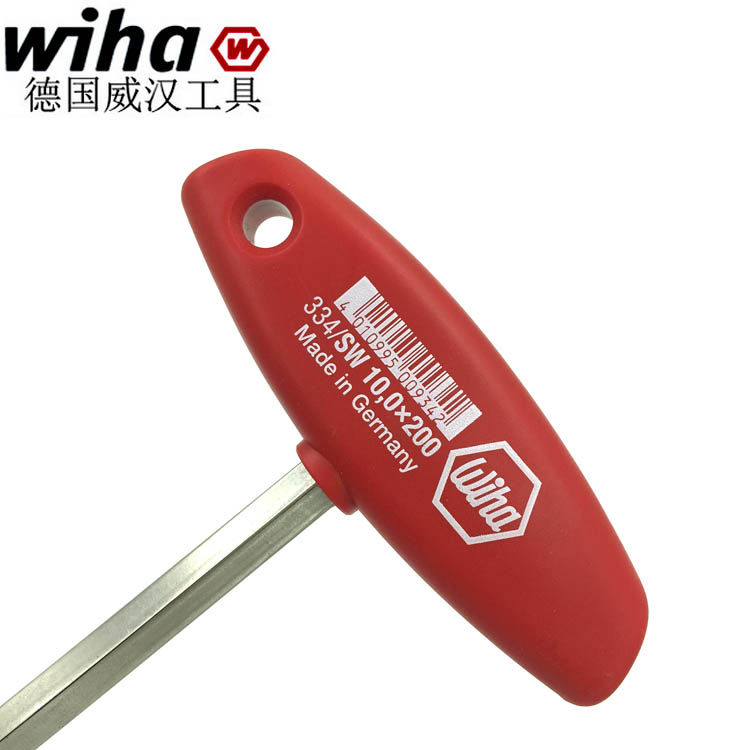 Ключ имбусовый (шестигранный) 德国进口威汉wiha  334/sw内六角扳手t型加长强力公制内六方t柄