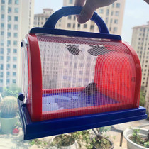 Primary school outdoor exploration observation box Childrens portable magnifying glass toy insect box collection butterfly Dragonfly breeding cage