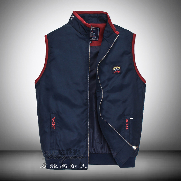 2017 Golf Vest Men Golf Polo Quần áo Golf chống gió ấm áp Mùa thu và mùa đông găng tay nam chống nắng