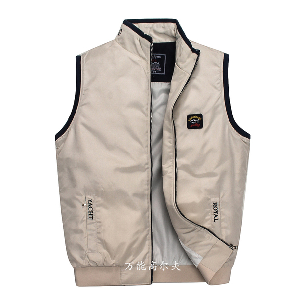 2017 Golf Vest Men Golf Polo Quần áo Golf chống gió ấm áp Mùa thu và mùa đông găng tay nam chống nắng