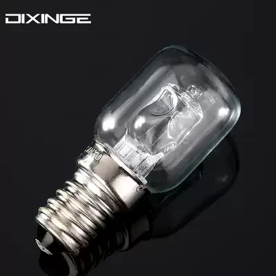 High temperature 500 degree 25W warm yellow halogen bubble E14 screw oven bulb tungsten halogen bulb quartz bulb