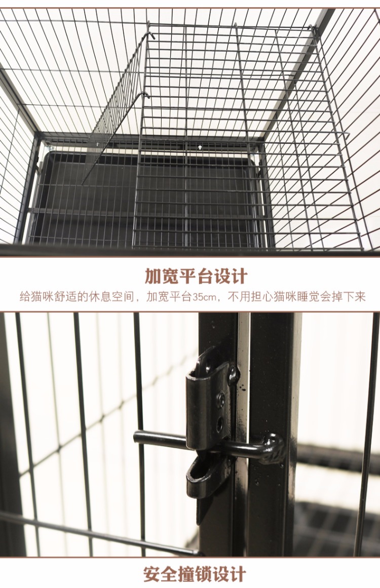 Mèo lồng đặc biệt cung cấp hai lớp ba lớp bốn lớp mèo biệt thự mèo nhà mèo mèo lồng mèo nhà mèo mèo nhà mèo - Cat / Dog hàng ngày Neccessities 	bát đựng thức ăn cho chó	