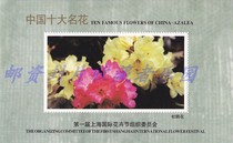 Chinas Top Ten Famous Flowers Rhododendron commemorative sheet is not a stamp