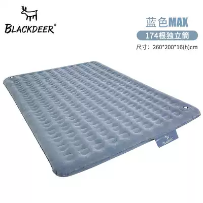 Black deer outdoor inflatable bed double thickened portable home built-in inflator inflatable bed moisture-proof camping air cushion bed