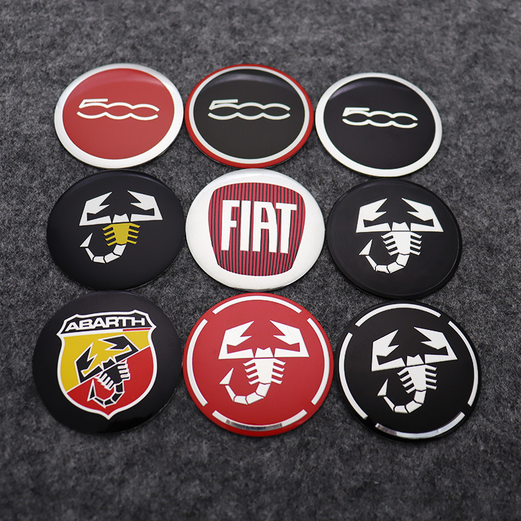 Fiat FIAT500 Scorpion emblem Abarth Fiat 500 56MM sticker steering wheel Fiat FIAT500 Scorpion emblem Abarth Fiat 500 56MM sticker steering wheel
