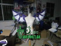 (Turn-based)Oriental Mistia Lorella Small Broken Bone Night Bird cos prop Wings feathers