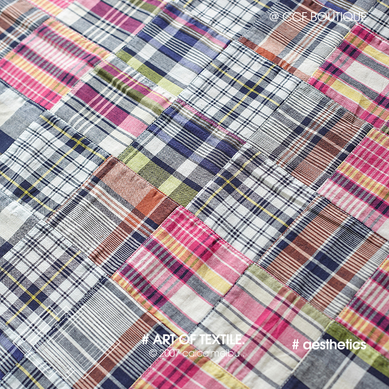 Love for Patchwork Rl Order Lazy Artist Patchwork Organic Cotton Fabric Made in India