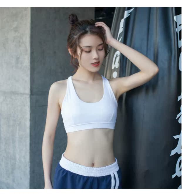 Đồ lót thể thao nữ 2018 hè thoáng khí thấm mồ hôi tập hợp ngực rỗng làm đẹp lưng yoga tập thể dục chạy bộ mới áo yoga
