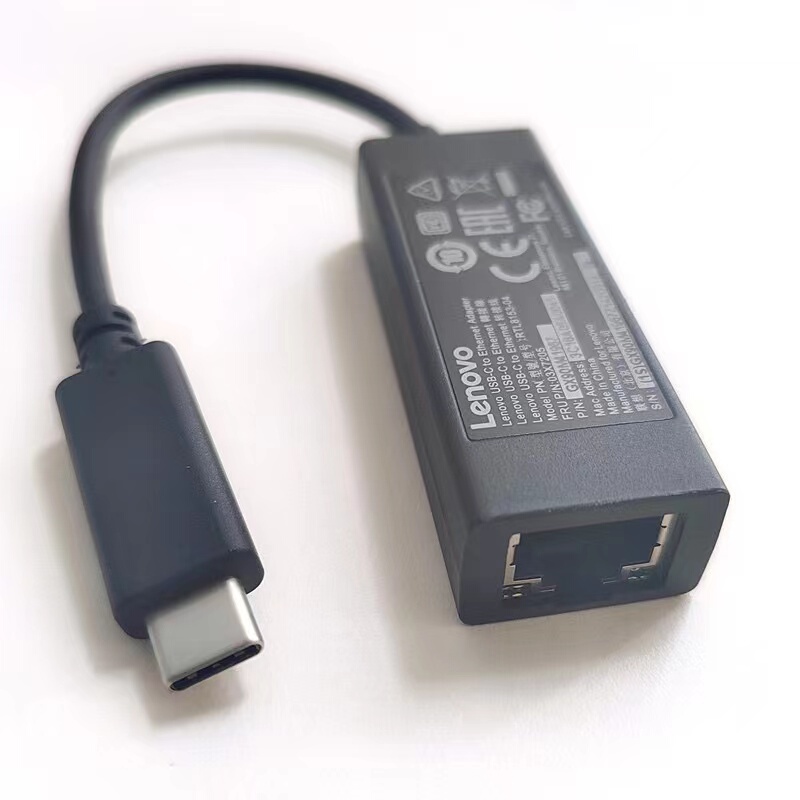Lenovo X1 Carbon X13 Type-C to Rj45 Ethernet Port Adapter Cable Gigabit Network Usb-C Lenovo X1 Carbon X13 Type-C to Rj45 Ethernet Port Adapter Cable Gigabit Network Usb-C