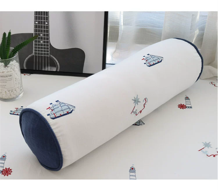 sinh viên phòng cửa sổ khoang đệm sofa giường gối Địa Trung Hải nap gối Mỹ phong cách trẻ em Anh với lõi - Trở lại đệm / Bolsters gối ghế