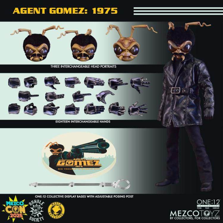 2025NEW Mezco one:12 Collective Agent Gomez 1975 Collective Action