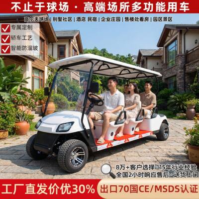 Electric golf carts, four-wheel golf, hotel scenic area tourist shuttle buses, house viewing, patrol, gasoline-powered sightseeing vehicles