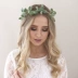 Water Dance Green Flower Vòng hoa Cô dâu headband Cô dâu Cô dâu Hoa Cô gái Mũ nón Du lịch Đơn giản Sen Studio Ảnh Phụ kiện tóc B1700 - Phụ kiện tóc