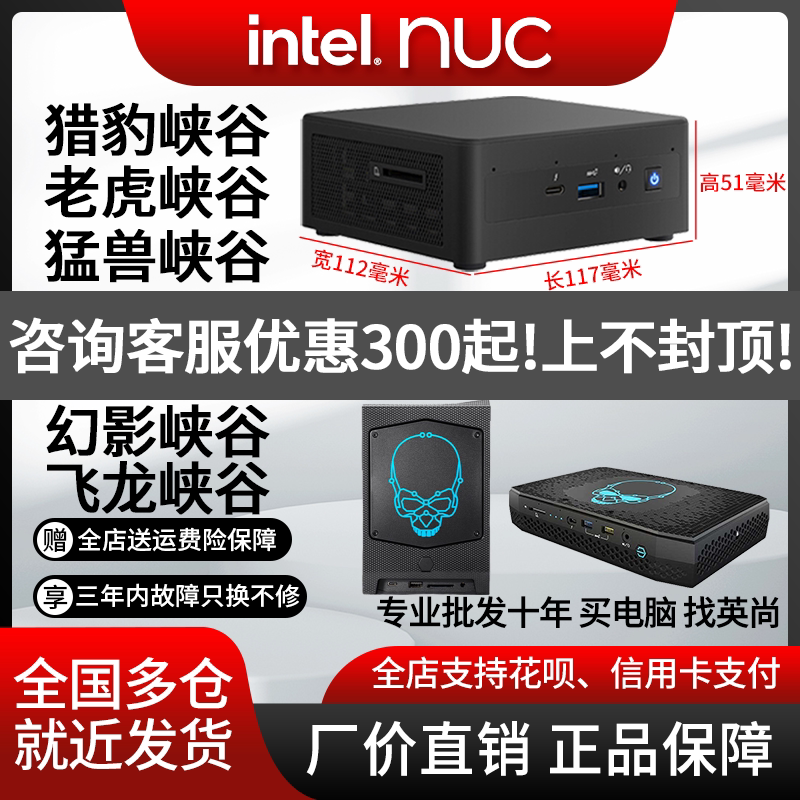 IntelNUC 11 Cheetah Canyon Tiger Canyon Fantastic Canyon Phantom Canyon Feilong Mini Computer