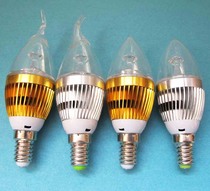 LED pointed bubble pull tail bubble candle bubble bright energy saving 3W 5W E14 small screw white light warm light