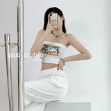 Летняя майка топ, бюстгальтер-топ, топ без лямок, красивая спина