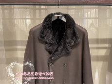 Меховая одежда giorgio armani ga 心动香港代购fw22男款两面穿皮草4sb03p/4sp19