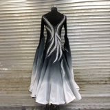 Индивидуальная юбка современного танцевального конкурса Национальная стандартная танцевальная служба Waltz Performance Service Square Dance Platform Drilling дружба