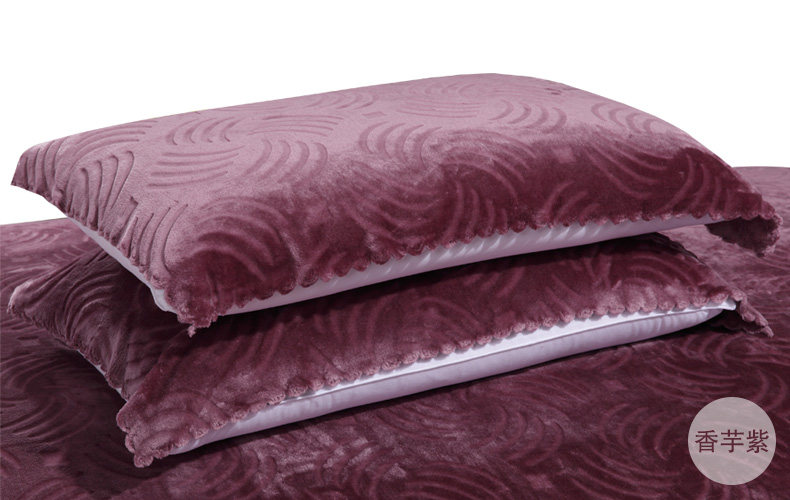 790枕巾-香芋紫