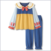Princess pajamas] Japanese cotton pajamas spring and autumn womens long sleeve trousers autumn new home wear suit