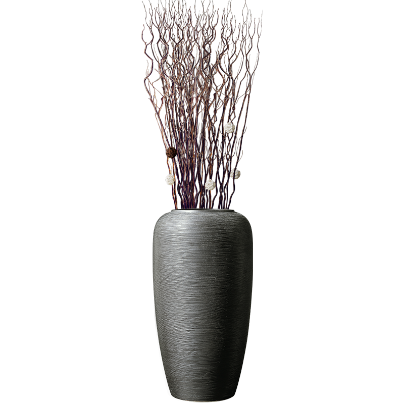 Jingdezhen ceramic art of new Chinese style large vases, flower arranging landing simulation flower, dried flower adornment furnishing articles example room