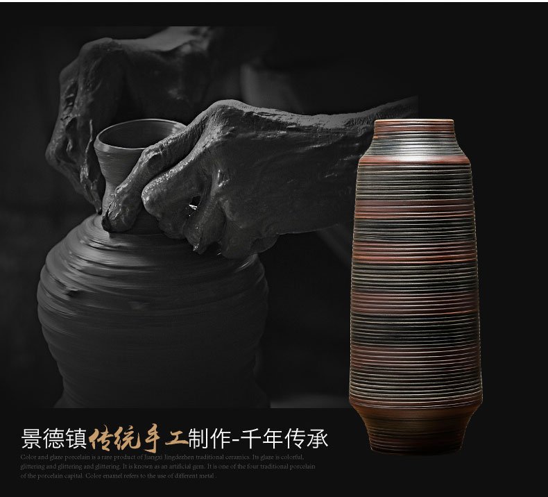 Jingdezhen new Chinese vase furnishing articles table decorations sitting room porch ark, dry flower arranging flowers, indoor decoration ideas