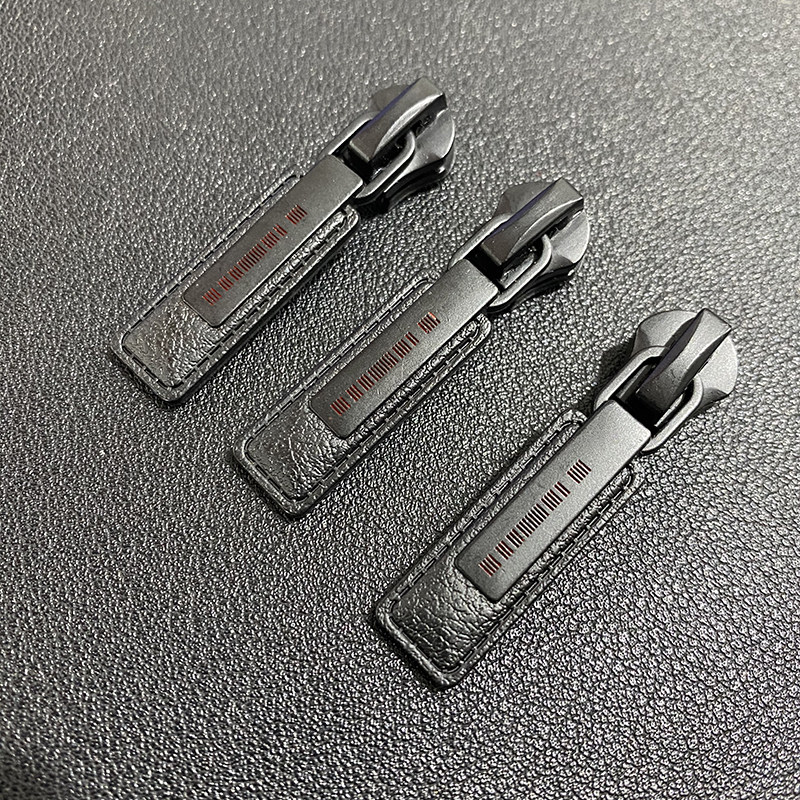 No. 5 metal pull head down jacket copper zipper accessories suitcase cotton coat double zipper head zipper decoration high-end home