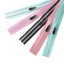 Color 20cm cm Black Pink green pull sportswear sunblock 3 nylon zipper accessories