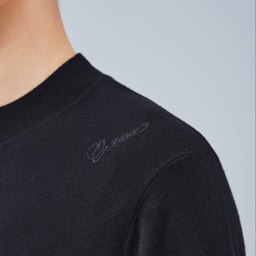 Шерстяной свитер, облегающий крой, в корейском стиле, высокий воротник, 2020