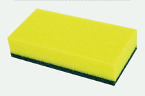 Sponge scrub washing dishes sanitary kitchen Brush pan dishwashing cloth does not stain with oil decontamination and no hair loss 8 boxes
