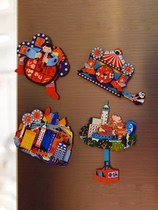 Chongqing Creative Net Red Dynamic Fridge Sticker 3d Solid Magnetic Chengdu City Remain Souvenir Hotpot Panda