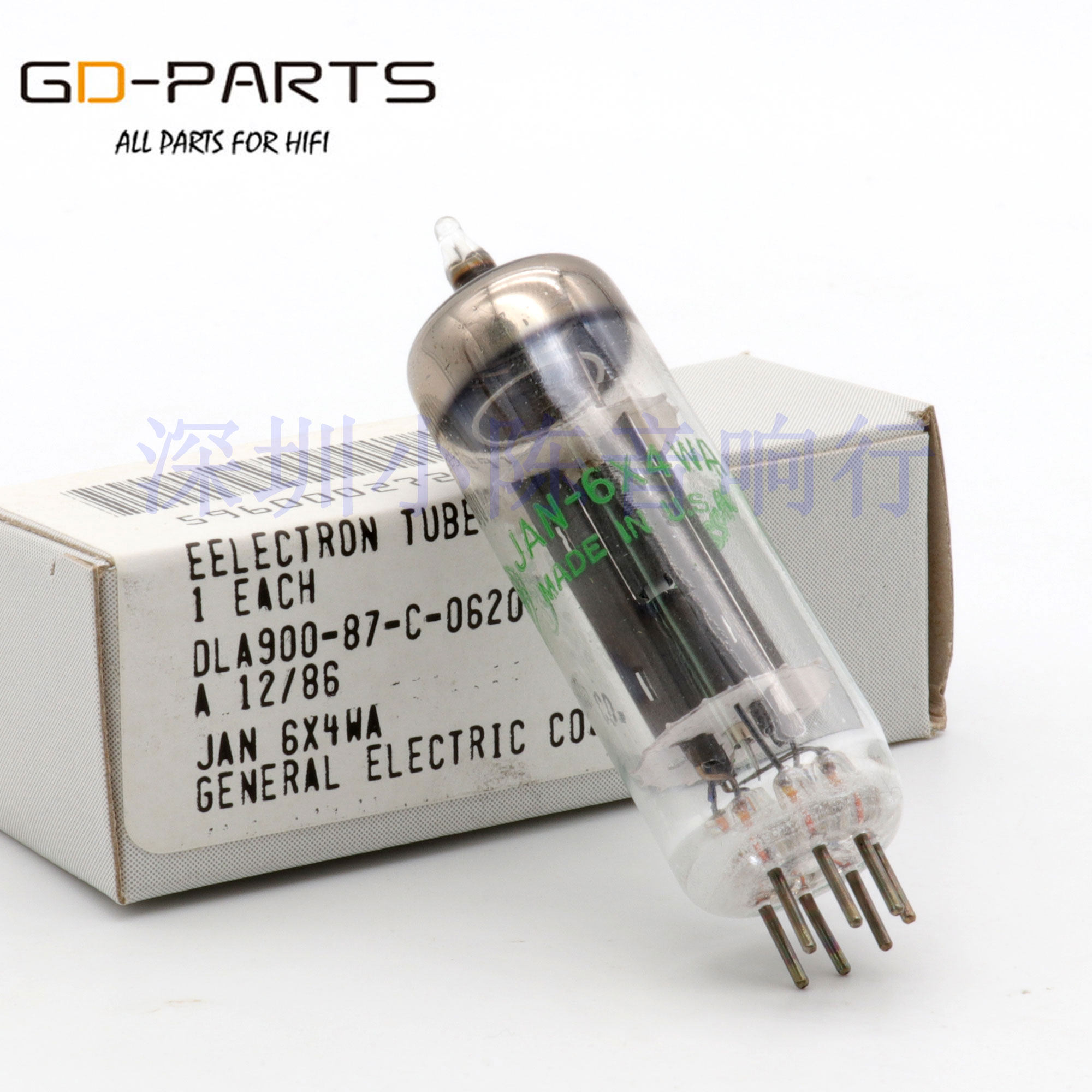 The original GE military-grade 6X4 electron tube plus conversion seat generation EZ90 EZ80 6U4 6Z4 front stage rectifier