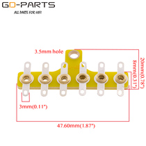 Gallbladder Power Amplifier Hitch 6-bit hitch Shelf T-type 6 bits FR4 wiring board Fever HIFI DIY hitch spot