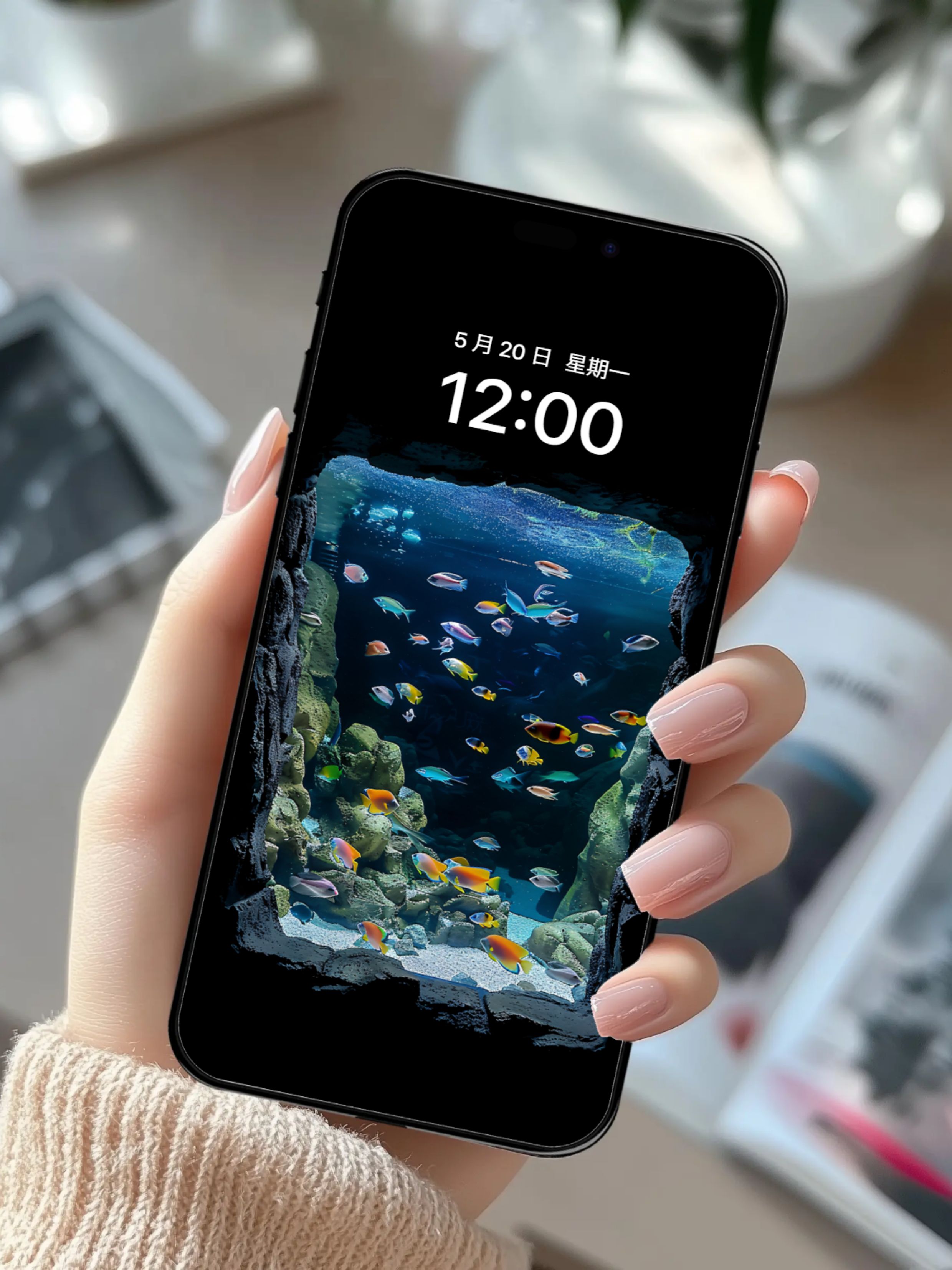 动态壁纸 | 水族馆 |1张苹果动态壁纸+7张手机静态4K高清