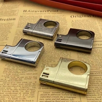 Toast New Hollowed-out Mini Ring Kerosene Lighter Old Grinding Wheel Mens Collection For Self-Use Gifts