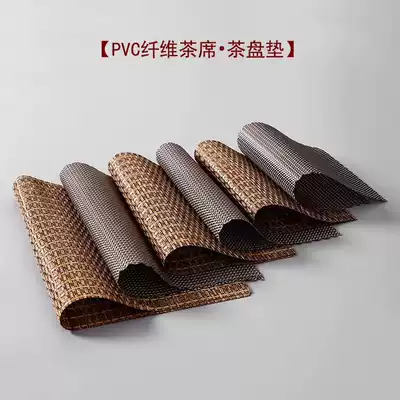 Tea tray tea mat fiber tea mat tea mat filter membrane tea residue bamboo mat insulation mat bamboo mat insulation tea mat