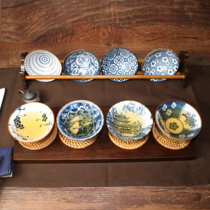 Master Cup Tea Cup Kung Fu Tea Set Bamboo Li Cup Puer Tea Cup Blue and White Ceramic Wine Cup Exquisite Tea Bowl Underglaze Color