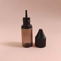 Spot 10ML opaque black long mouth bottle Gorilla glue bottle water injection bottle sharp mouth bottle pressure spin